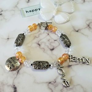 Love family bracelet... God gave me you...